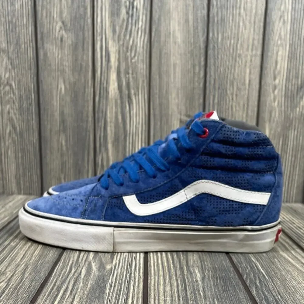Vans Hosoi Pro Classic Professional SK8 Hi Skateboard Shoe Sneaker Suede Men 7.5